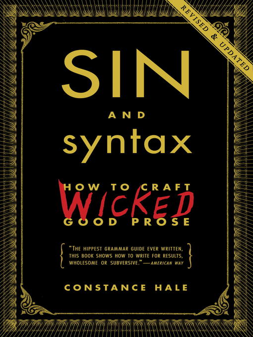 Title details for Sin and Syntax by Constance Hale - Wait list